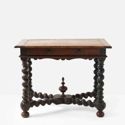 Antique French Barley Twist Table 18th Century