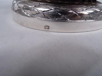 Antique French Belle Epoque Classical Gravy Boat on Stand