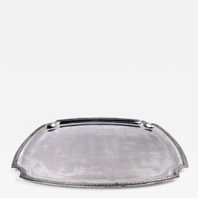 Antique French Belle Epoque Classical Silver Tray