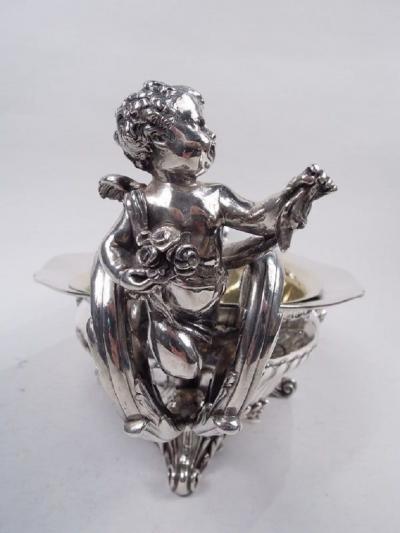 Antique French Belle Epoque Rococo Silver Jardiniere Centerpiece