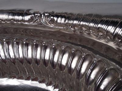 Antique French Belle Epoque Rococo Silver Jardiniere Centerpiece