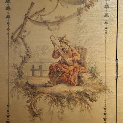 Antique French Chinoiseries Screen