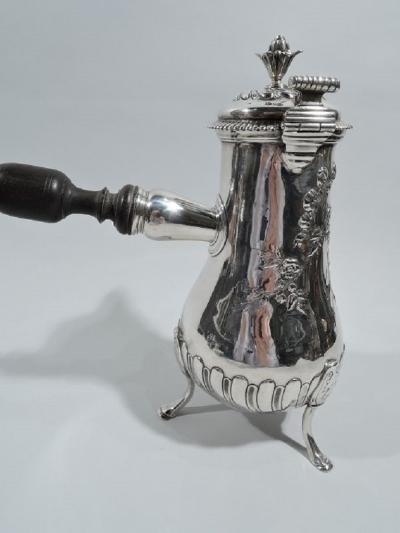 Antique French Classical Silver Coffeepot 18 C