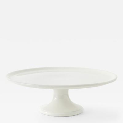 Antique French Creamware Cake Stand