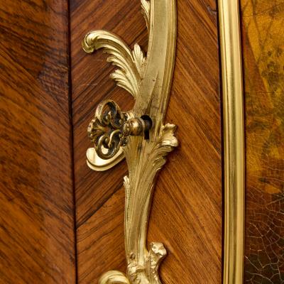 Antique French Louis XV style ormolu and Vernis Martin mounted cabinet