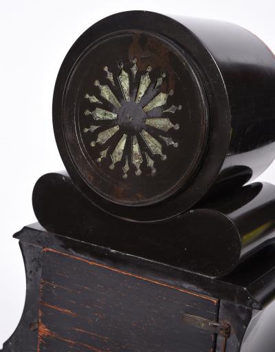 Antique French Marble and Bronze Mantle Clock