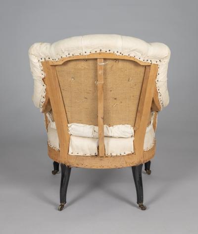 Antique French Napoleon III Single Armchair