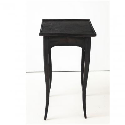 Antique French Painted Side Table with Key