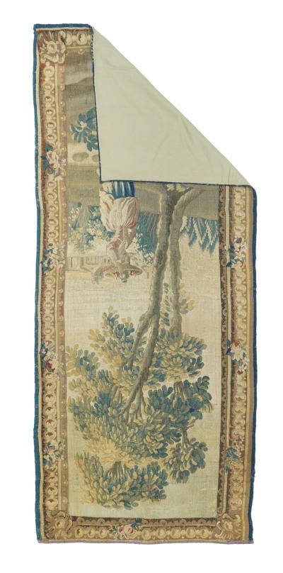 Antique French Panel Tapestry 38 x 810