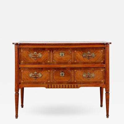 Antique French Parquetry Commode in the Neoclassic Manner