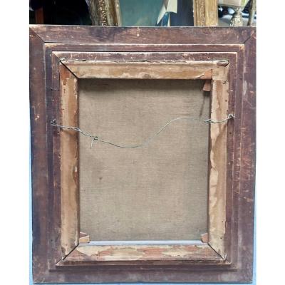 Antique French Portrait Painting of Beautiful Woman