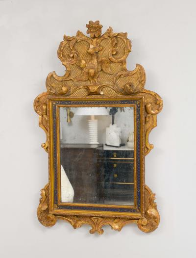 Antique French Regence Style Gilt Mirror
