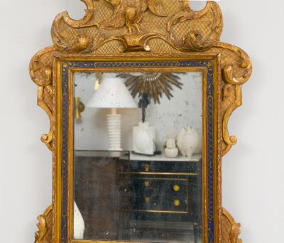 Antique French Regence Style Gilt Mirror