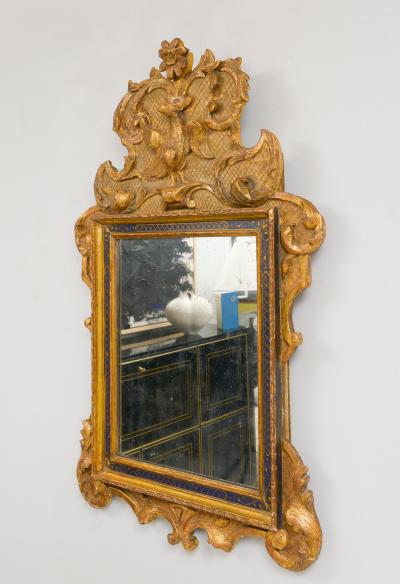 Antique French Regence Style Gilt Mirror