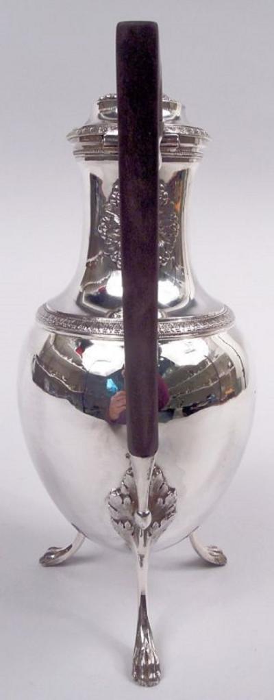 Antique French Restauration Classical Silver Coffeepot