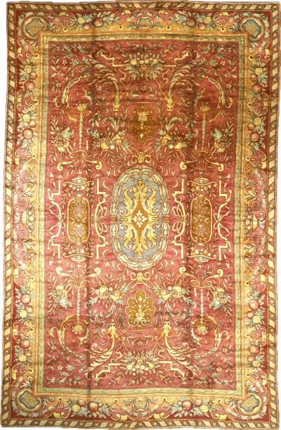 Antique French Savonnerie Rug 12 0 x 18 5 