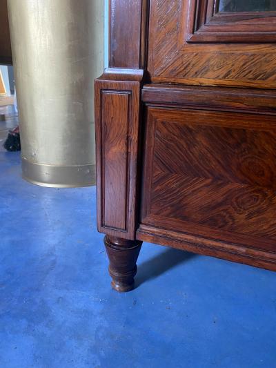 Antique French Showcase Bookcase Louise Philippe 1850s