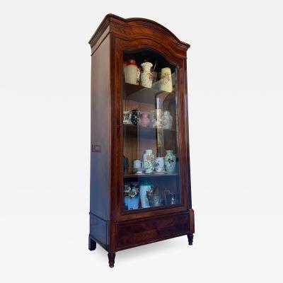 Antique French Showcase Bookcase Louise Philippe 1850s