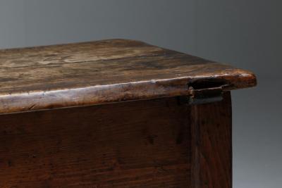 Antique French Side Table with Glowing Patina Early 1900s