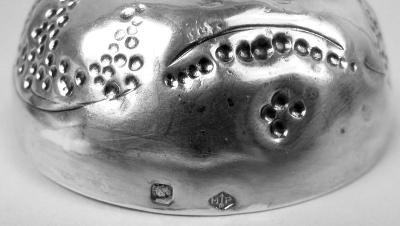 Antique French Silver Grapevine Wine Taster