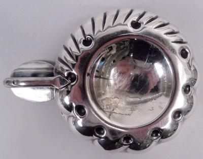 Antique French Silver Grapevine Wine Taster