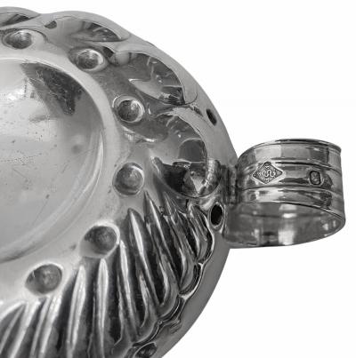 Antique French Silver Wine Taster Tastevin C 1845 Eugene Ferdinand Rion