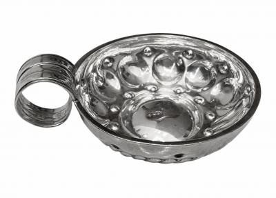 Antique French Silver Wine Taster Tastevin C 1845 Eugene Ferdinand Rion