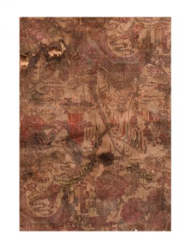 Antique French Tapestry 14 x 44