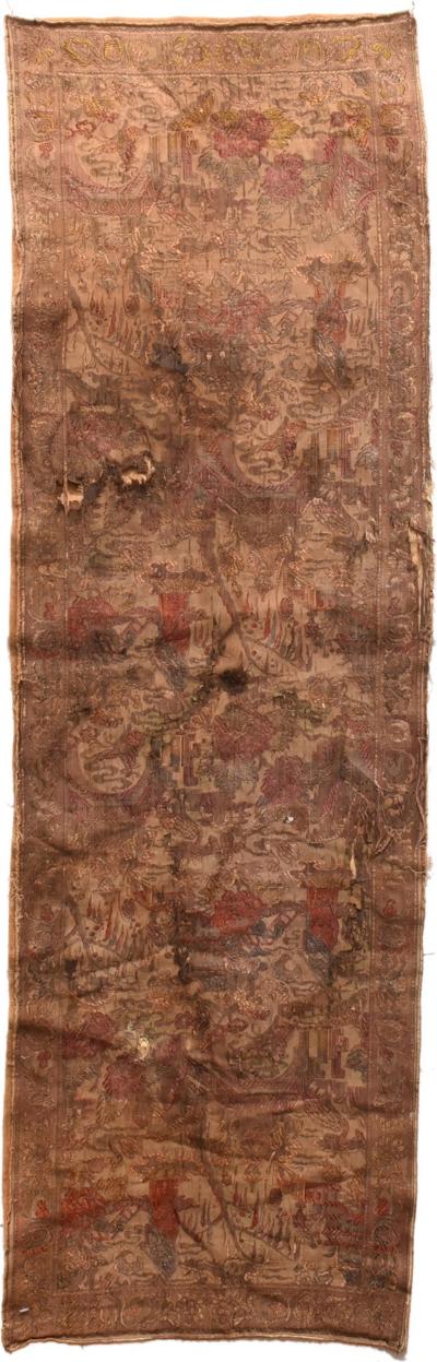 Antique French Tapestry 14 x 44