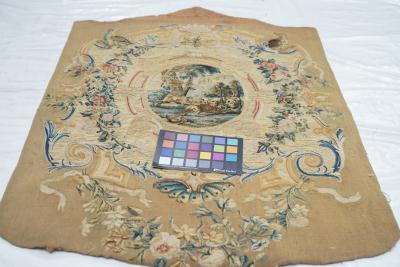 Antique French Tapestry 2 x 3