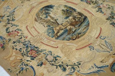 Antique French Tapestry 2 x 3