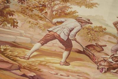 Antique French Tapestry 20 x 39