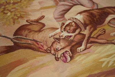 Antique French Tapestry 20 x 39