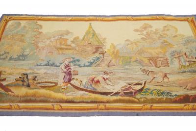 Antique French Tapestry 26 x 40
