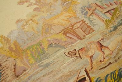 Antique French Tapestry 26 x 40