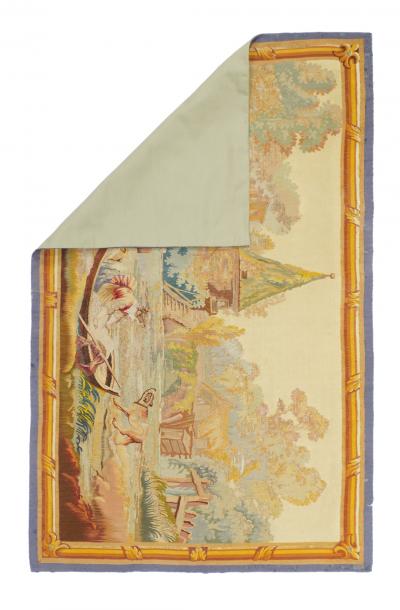 Antique French Tapestry 26 x 40
