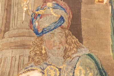 Antique French Tapestry 35 x 38