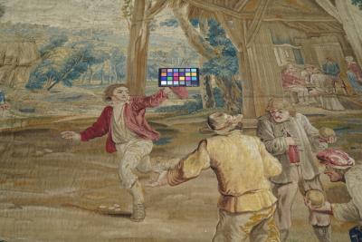 Antique French Tapestry 85 x 10 6 