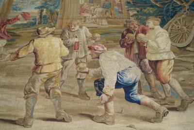 Antique French Tapestry 85 x 10 6 