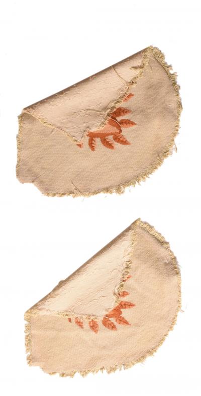 Antique French Tapestry Pair 16 x 16