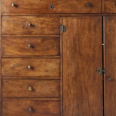Antique French Walnut Cabinet 19th century