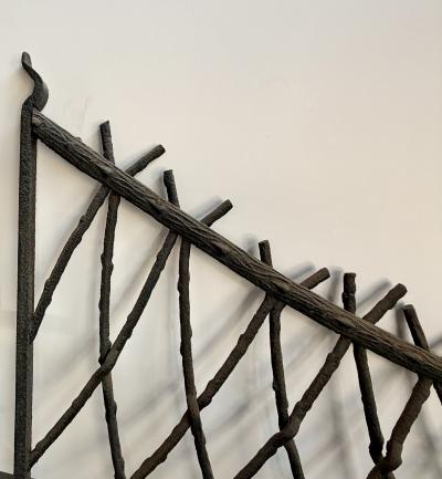 Antique French Wrought Iron Gate