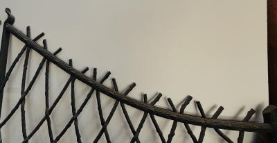 Antique French Wrought Iron Gate