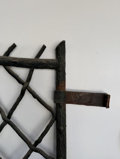 Antique French Wrought Iron Gate