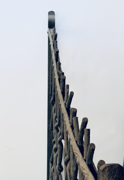 Antique French Wrought Iron Gate