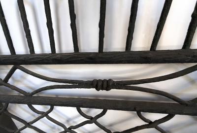 Antique French Wrought Iron Gate