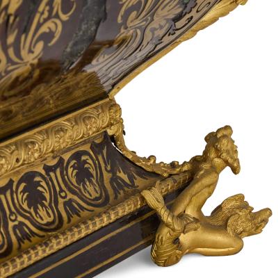 Antique French gilt bronze and Boulle marquetry jardini re