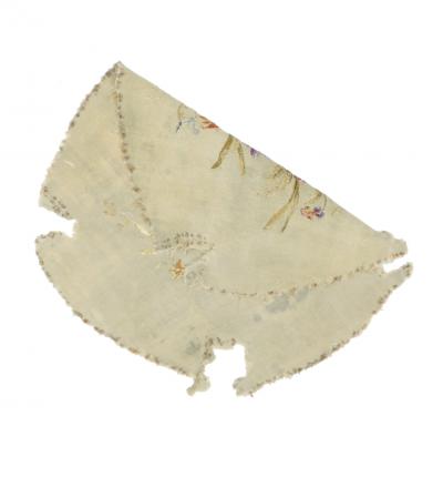 Antique French tapestry seat cover Circa 1890 one of pair 110 x 20 