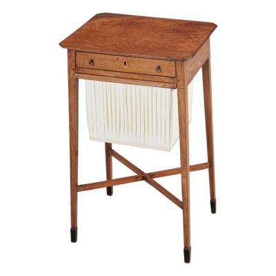 Antique George III Mahogany Sewing Table