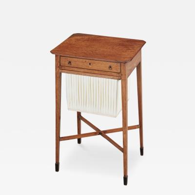 Antique George III Mahogany Sewing Table
